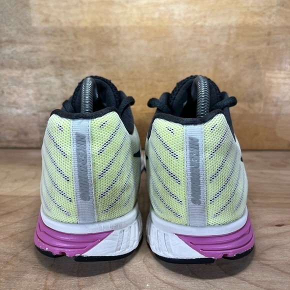 Nike Zoom Fly Womens Size 10 Running Shoes Sneakers White Yellow 630995-105 - Picture 4 of 8